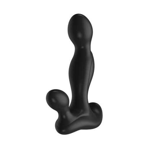 Plug/wibr-Prostate Massager With Remote Control Black